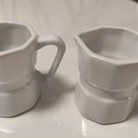 Set 2 tazzine caffè porcellana