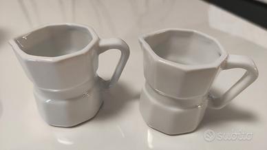 Set 2 tazzine caffè porcellana