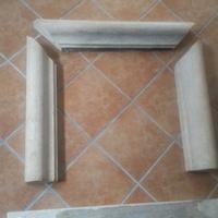 Cornice per camino in polvere di marmo