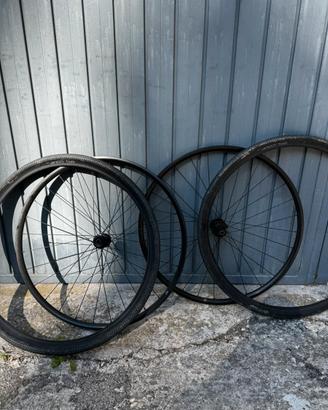 Ruote Bontrager + pneumatici GR1 Comp 700x40