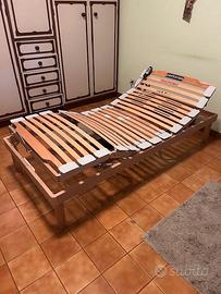 rete elettrica motorizzata e materasso