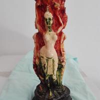 scultura  orientalista  con figure di odalische