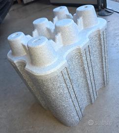 Portabottiglie in polistirolo, 6 bottiglie 