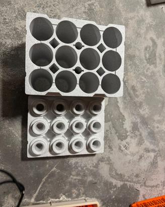 Imballi polistirolo bottiglie vino