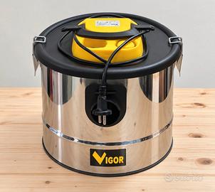 Aspiracenere 1000W con serbatoio inox