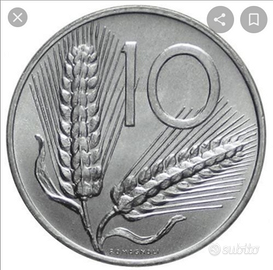 Monete da 10 e 100 lire