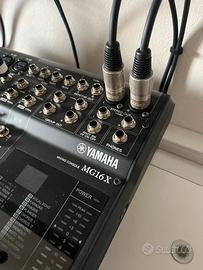 Mixer Yamaha e microfoni Akg