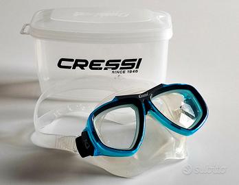 Cressi Focus Maschera sub azzurro