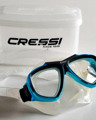 Cressi Focus Maschera sub azzurro