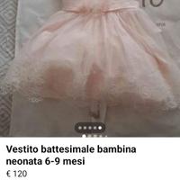 vestito battesimale bimba