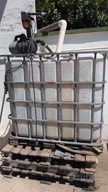cisterna raccolta acqua 1000 litri