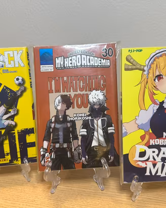 Lotto 3 variant manga blue lock maid hero academia
