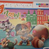 Supercolor Puzzle - 44 Gatti  clementoni