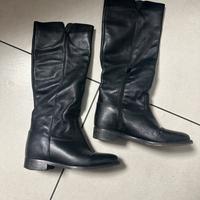 Stivale nero in pelle “Pittarello glam 3306”