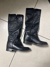 Stivale nero in pelle “Pittarello glam 3306”