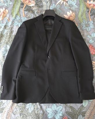 Abito Completo Uomo Sartoriale Nero 46 Misto Lana