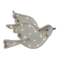 Lampada LED in legno fatta a mano – sicura e dimme