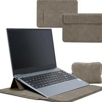 Custodia Laptop 12-14" in Pelle PU con Supporto 