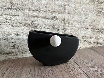 Portazampirone Z@nza Nero in ceramica artigianale