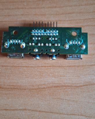Pannello frontale USB + cuffie/microfono perPcfiss
