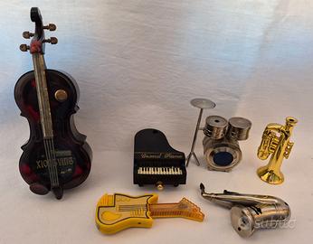 LOTTO ACCENDINI VINTAGE A TEMA MUSICALE – Rif.22