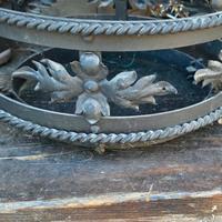 lampadario ferro battuto 