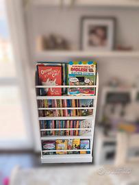 Libreria bianca per bambini – design moderno