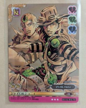 JoJo ABC Battle Adventure Card Johnny&Gyro Pr-05