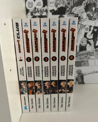 Haikyuu vol. 1-6 + haikyuu CLUB vol.1