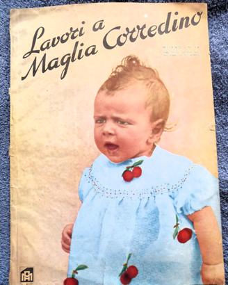 Lavori a maglia corredino n. 14 - anni 50/60