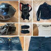 Equipaggiamento moto donna tag. S mis. 37