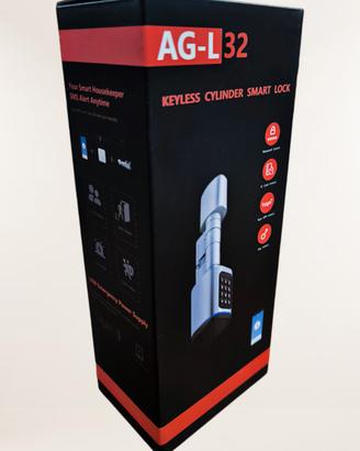 Serratura Smart AG-L32 AooGee - Nuova - 60mm -Nera