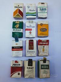LOTTO 12 PACCHETTI VUOTI DA COLLEZIONE VINTAGE '80