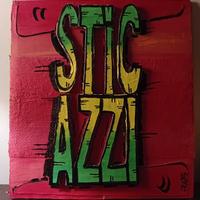 Quadro 3D "Sticazzi" fatto a mano.