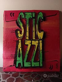 Quadro 3D "Sticazzi" fatto a mano.