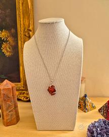 collana con DIASPRO ROSSO 