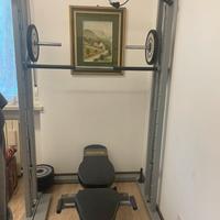Multipla Technogym + Panca Powertec Strenght