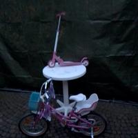 bici da bimba e monopattino