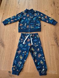Completo tuta blu Chicco 15 mesi/80cm