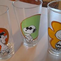 Peanuts - 3 bicchieri in vetro