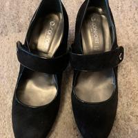 Scarpe tacco 6.5  camoscio n 38