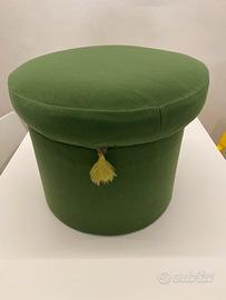 Pouf contenitore vintage