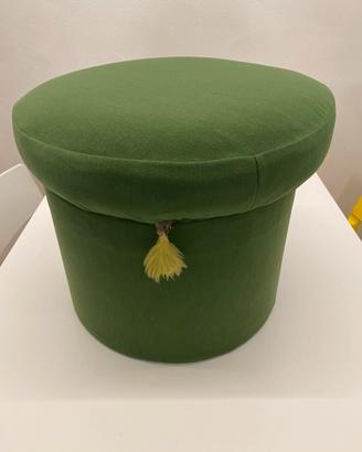 Pouf contenitore vintage