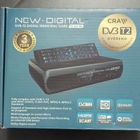 Decoder digitale terrestre dvbt-t2 NUOVO