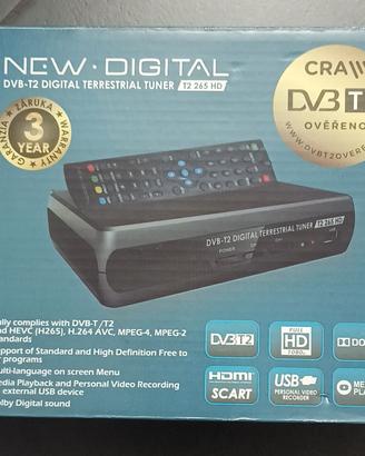 Decoder digitale terrestre dvbt-t2 NUOVO