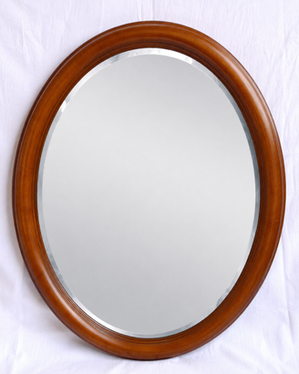 ✅Specchio Ovale da Parete Vintage con Cornice
