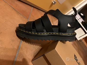 SANDALI dr. Martens IN PELLE ATHENA CON CINTURINO