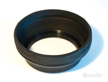 Paraluce 58mm in gomma per obiettivi 50mm