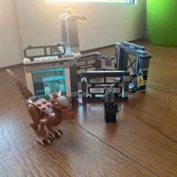 Jurassic world fuga del pachicefalosauro