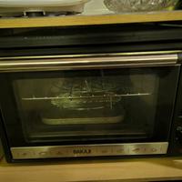Forno Elettrico ventilato con girarrosto e timer 